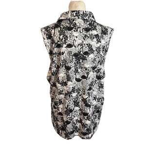 Elements Women's XL Performance Tee - Floral Flamingo Print, UPF 50+, Wicking